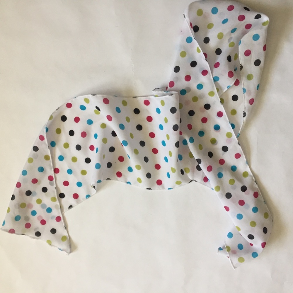 Polka dot scarf